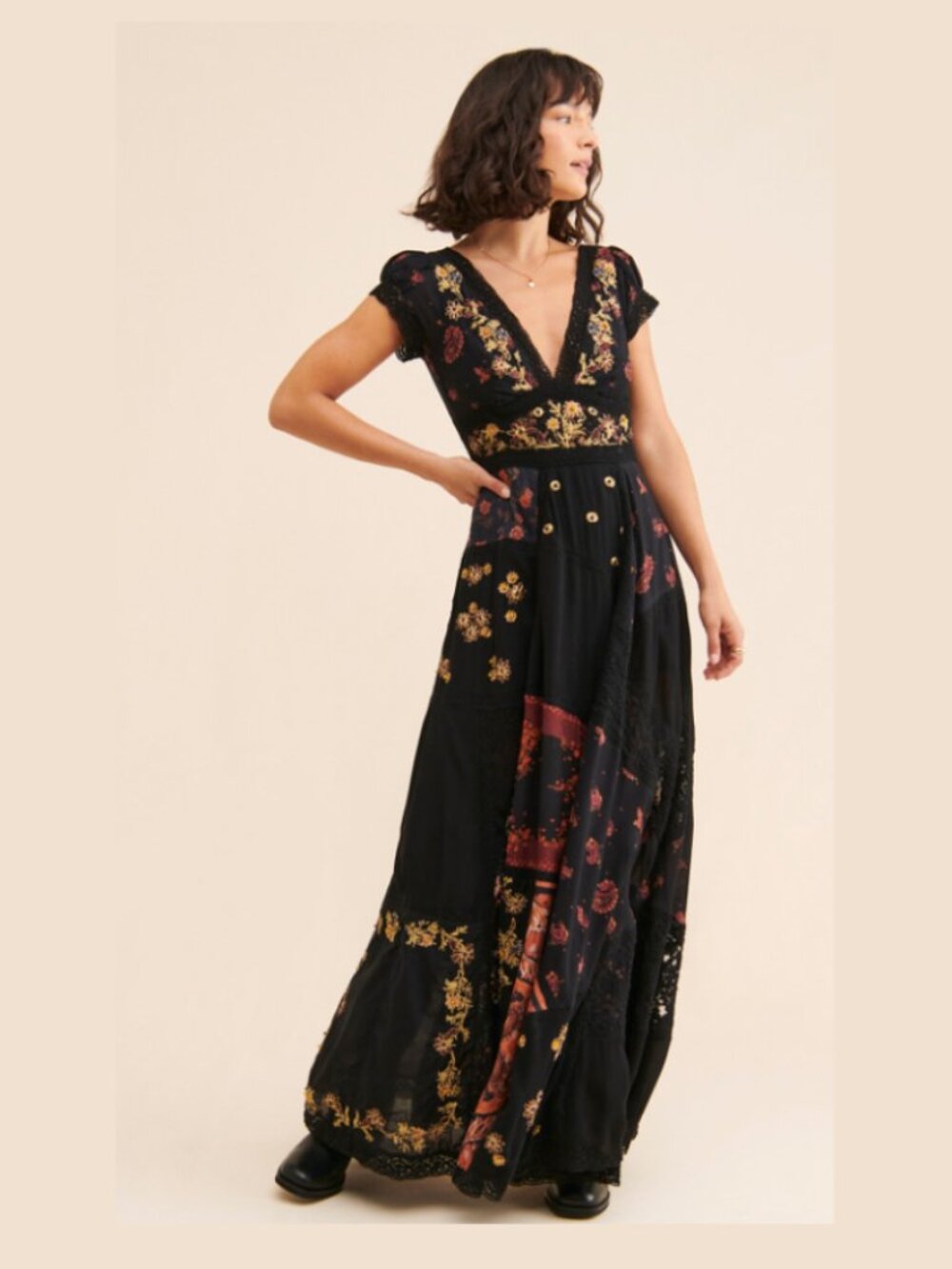 Free People Hibiscus Heaven Maxi Dress